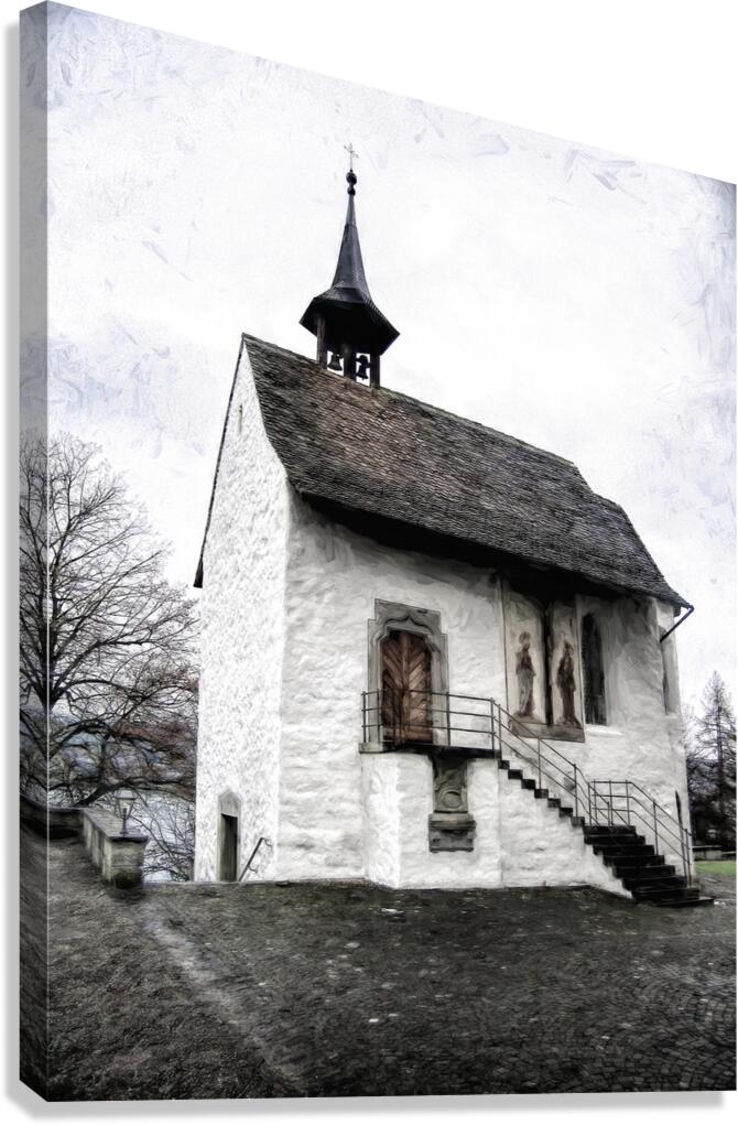 Rappervil Our Ladys Chapel Canvas Print