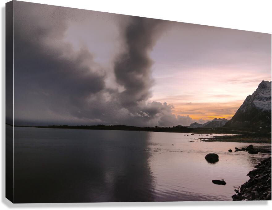 Sunsets in the Arctic Canvas Print