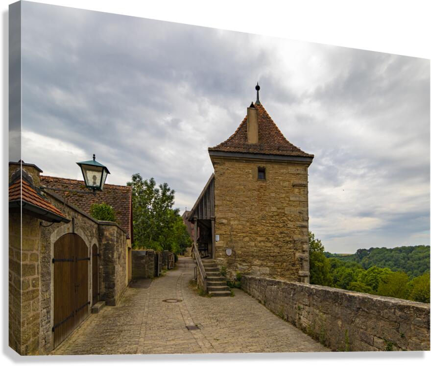 Rothenburg Old City Wall Canvas Print