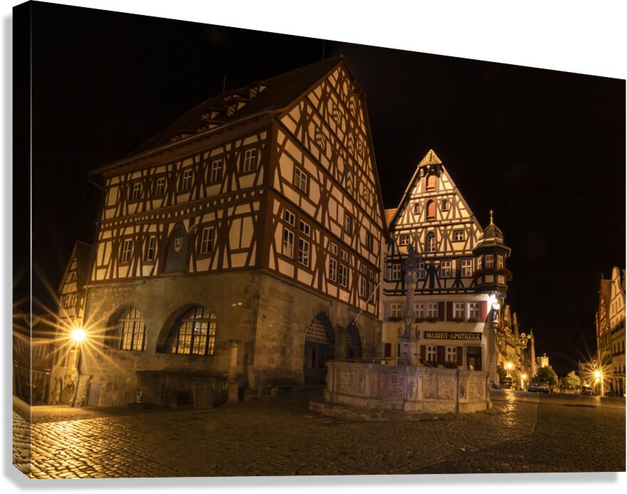 Rothenburg Market Square Canvas Print