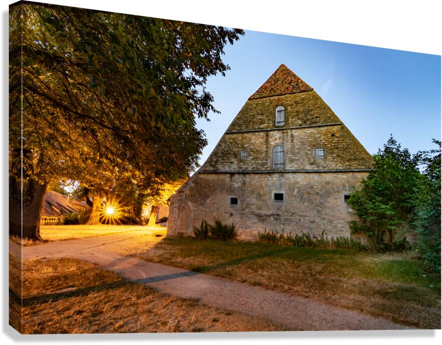 Rothenburg Old Building Canvas Print