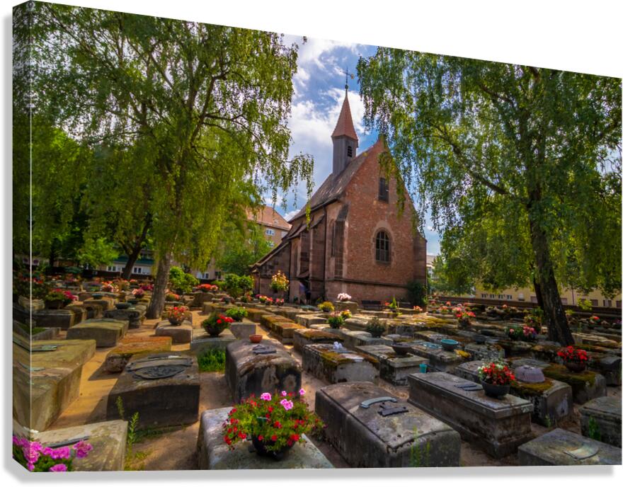 Nuremberg St. Johns Church Canvas Print