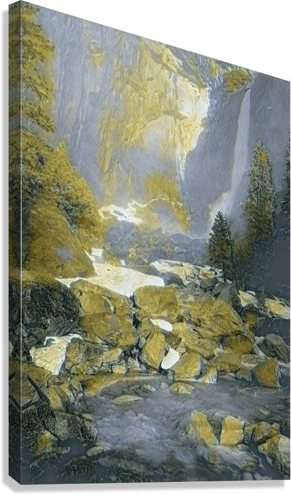 Yosemite Lower Waterfall Canvas Print