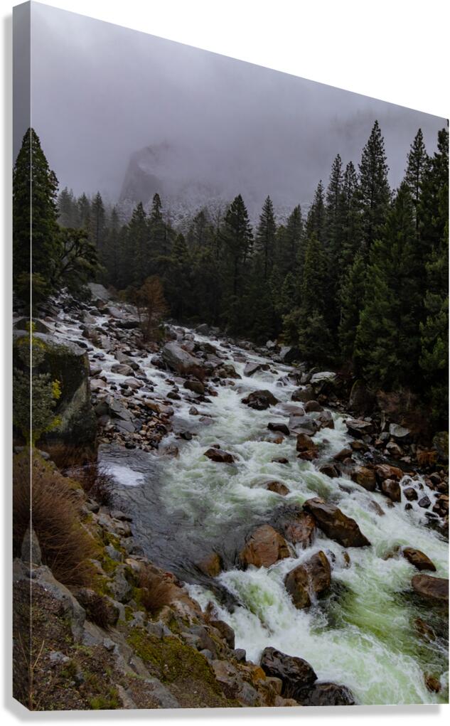Raging Merced River Canvas Print