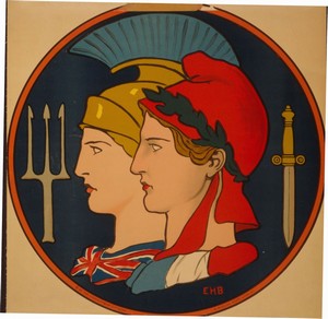 Emblem of France and Great Britain