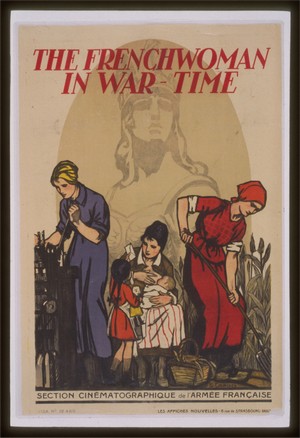 Vintage---French-Woman-in-war-time