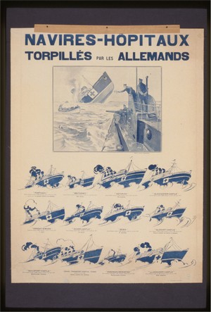 Vintage---Hospital-ship-takes-a-hit