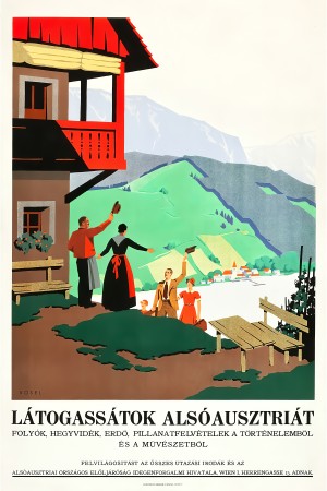 South of Austria Travel Poster