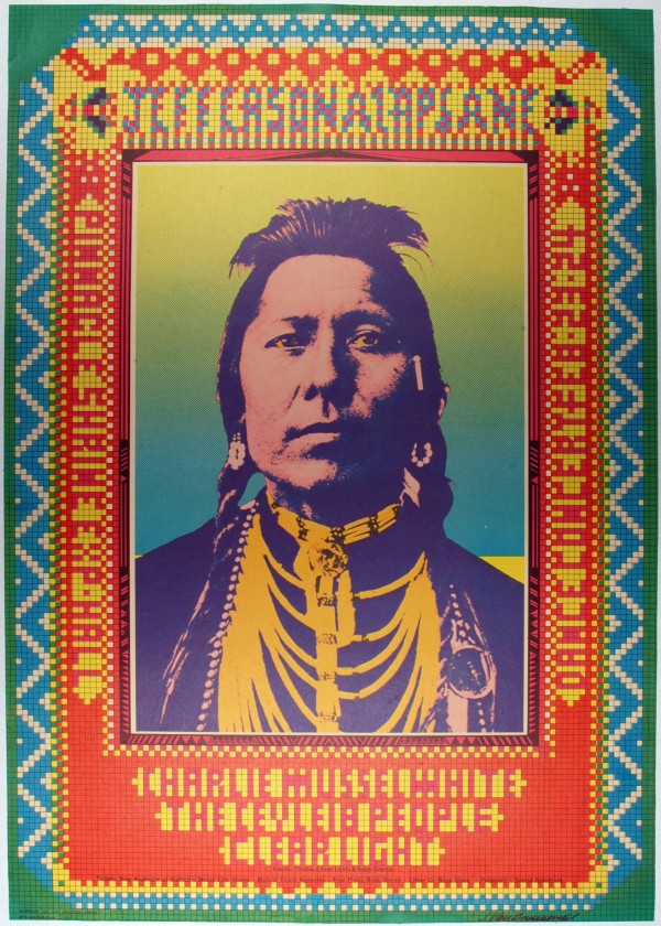 1968 Shrine Exposition Hall Jefferson Airplane Print