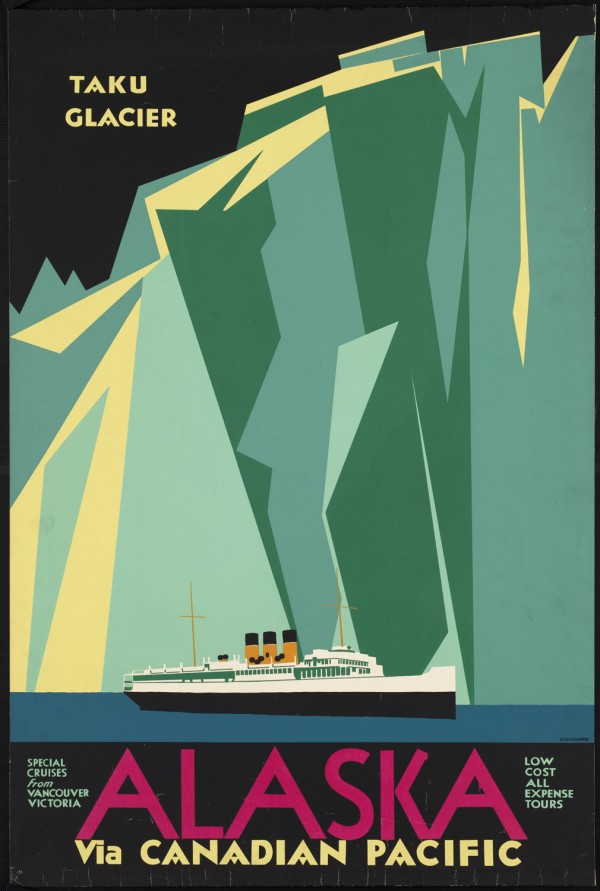 Alaska via Canadian Pacific Print