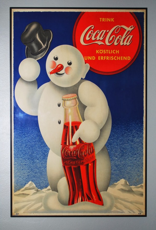 Coca Cola retro poster Print