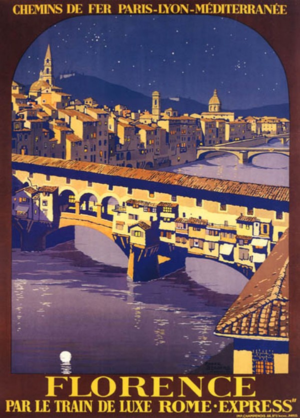Florence Travel Poster Print