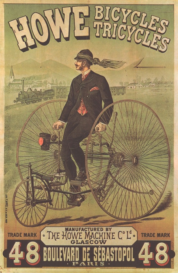 Howe bicycles Print