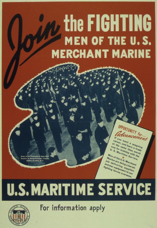 Join the Fighting Men of The US Merchant Marine Print