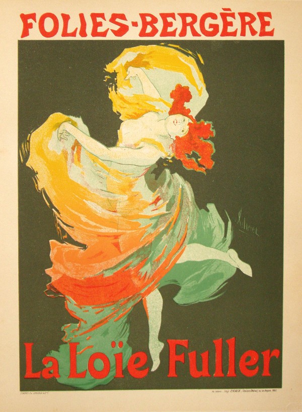 Jules Cheret, La Loie Fuller 1893 Print