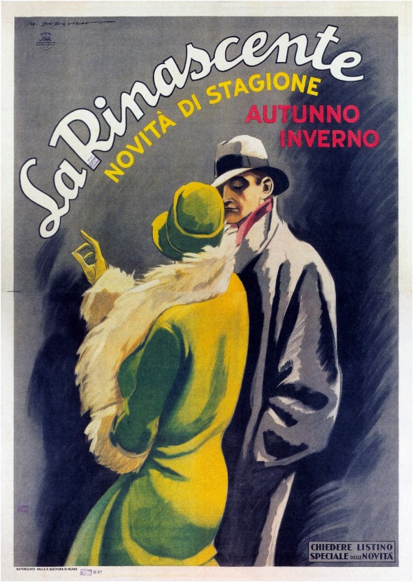 La Rinascente vintage poster Print