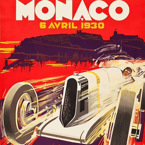 Monaco April 1930 Print