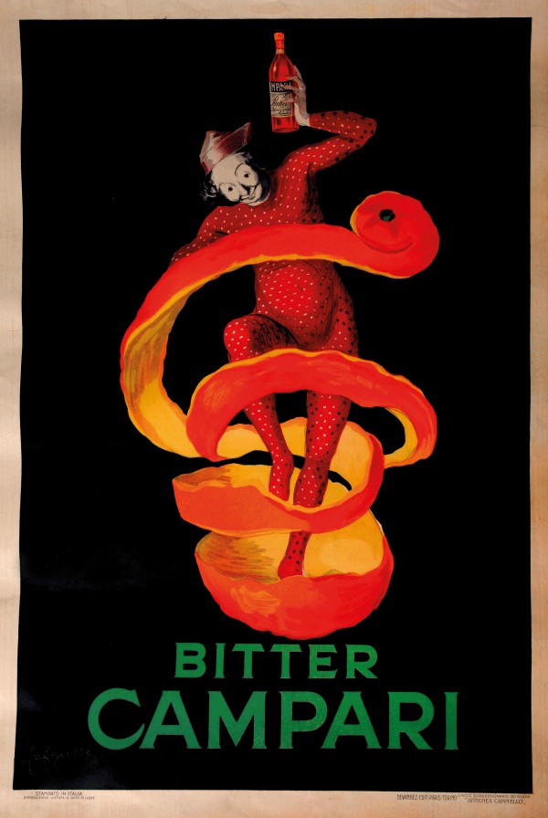 Original Vintage Poster Bitter Campari Print