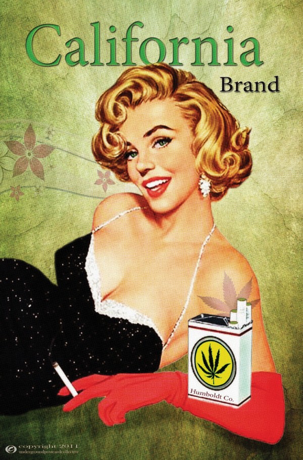 Poster California Brand Glove Print