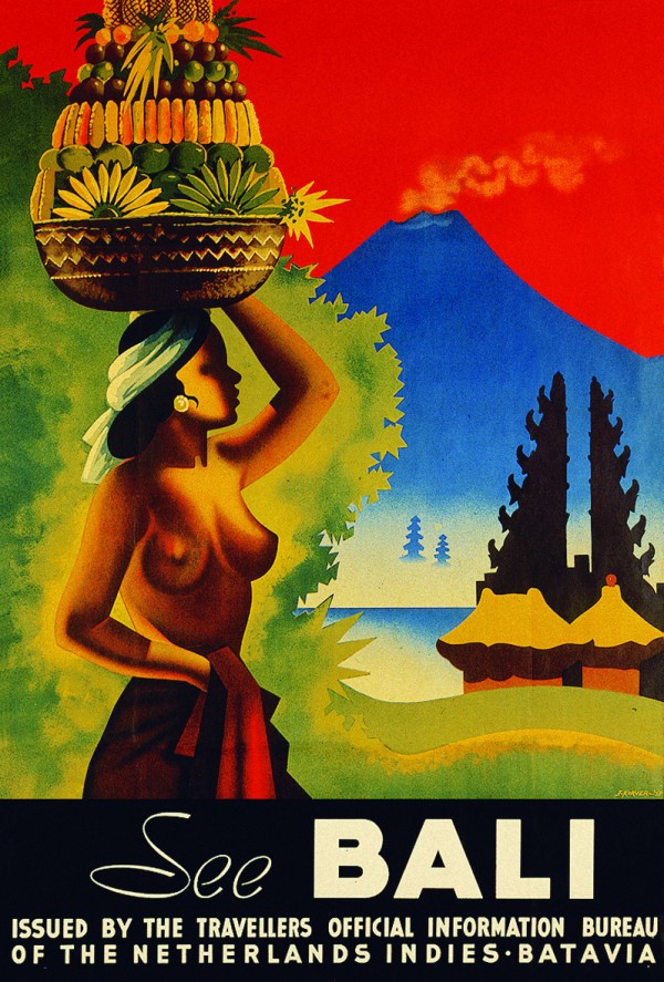 See Bali Girl travel poster Print