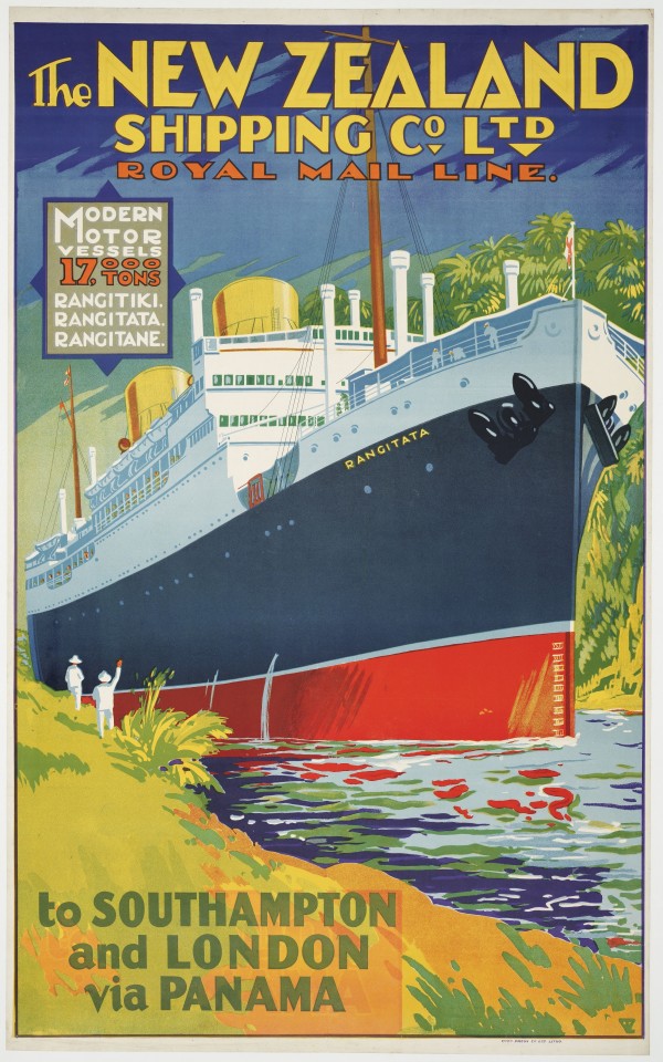 The New Zealand Shipping Company Limited vintage poster Print