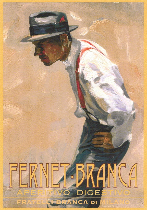 Fernet Branca Aperitivo Digestivo Poster Print
