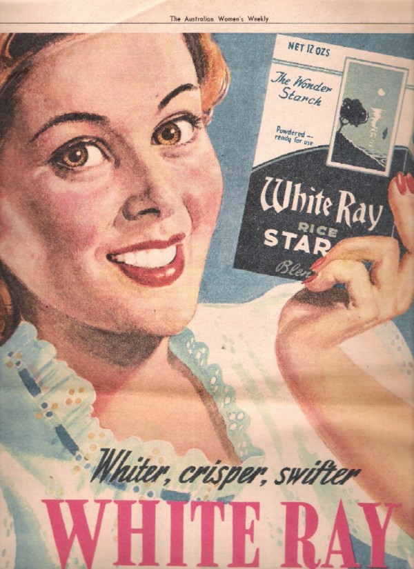 White Ray Print