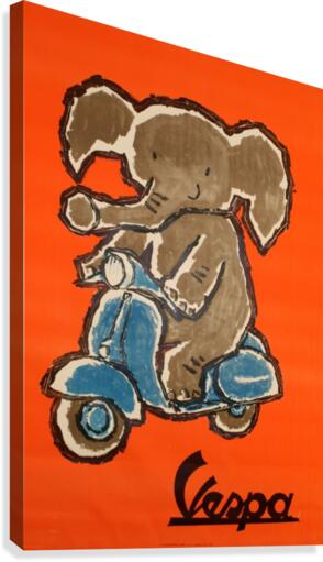 Vespa Canvas Print