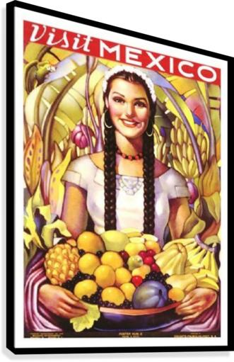 Visit Mexico Canvas Print