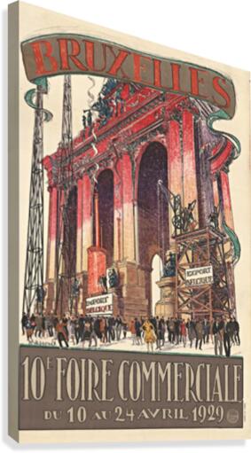10 Foire Commerciale Canvas Print