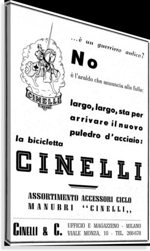 Cinelli No Canvas Print