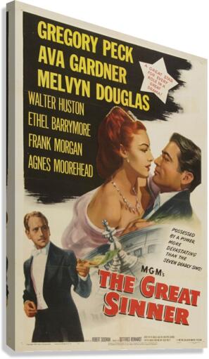 Sinner 1949 Canvas Print