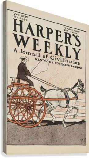 Harper's weekly Canvas Print