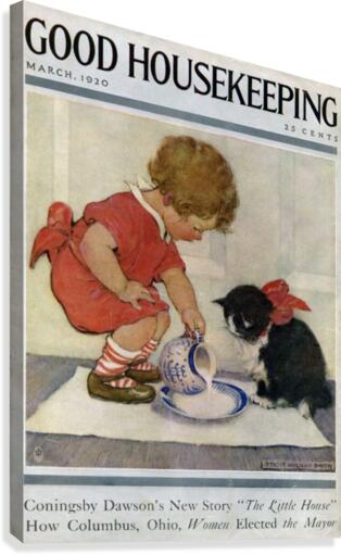Good Housekeeping, March, 1920 by VINTAGE POSTER Wall Art