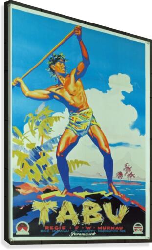 1931 Tabu poster  Canvas Print
