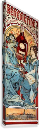 Benedictine by Alphonse Mucha  Canvas Print
