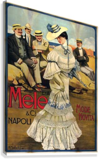 Italian Fashion advertising poster  Canvas Print