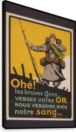 Vintage---A-soldier Canvas Print