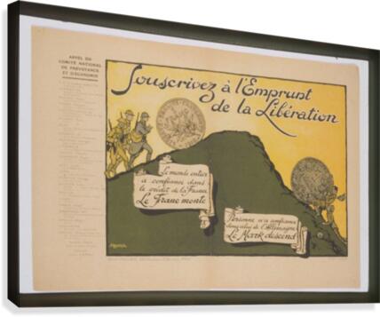 Vintage---Sysiphus Canvas Print