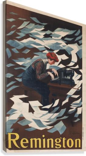 Vintage Poster for Remington  Canvas Print