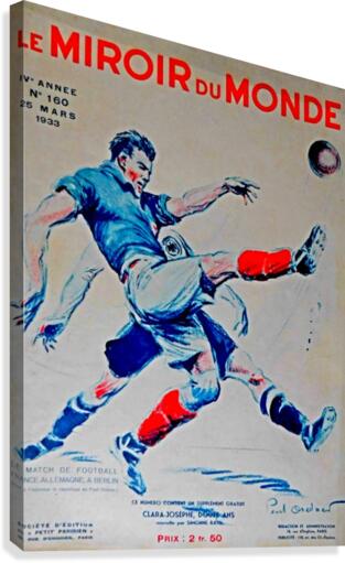Le Miroir du Monde poster  Canvas Print