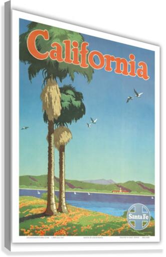 California Santa Fe Poster  Canvas Print