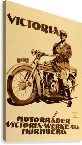 1920 Ludwig Hohlwein Poster Lithographs and Gravures Victoria  Canvas Print