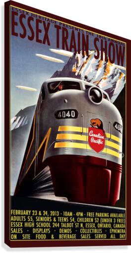 Essex Train Show  Canvas Print