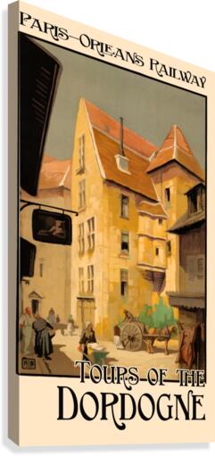 Paris - Orleans Railway Tours of the Dordogne  Canvas Print