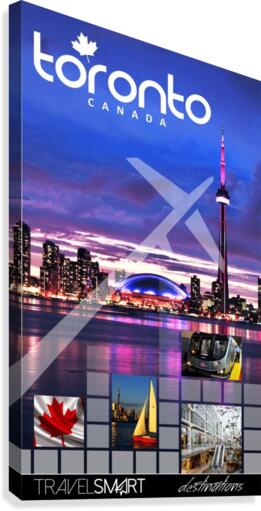 Toronto Canada vintage poster  Canvas Print