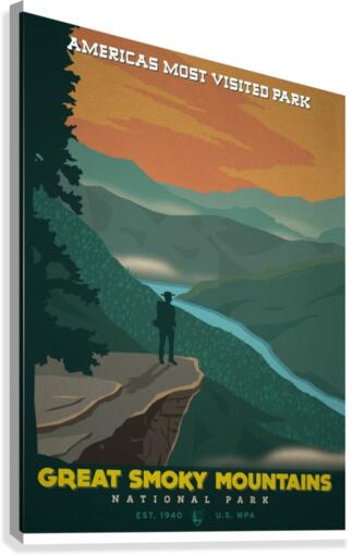 Great Smoky Mountains  Canvas Print