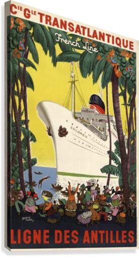 Ligne des Antilles  Canvas Print