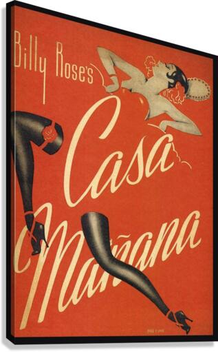 Billy Rose's Casa Manana  Canvas Print