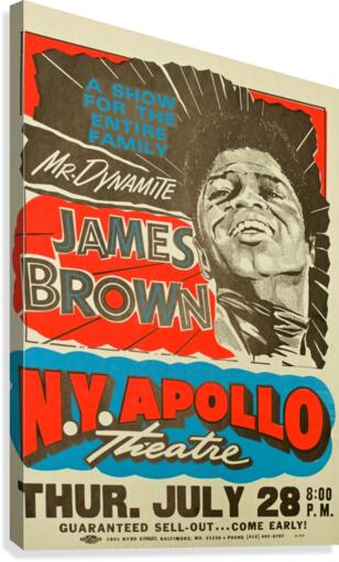 James Brown Canvas Print